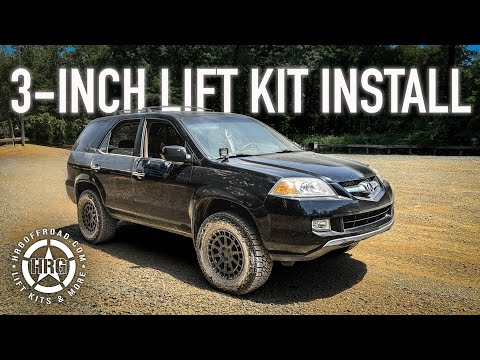 Видео: Как поднять Acura MDX 01-06 на 3 дюйма с помощью комплекта для подъема HRG Offroad!