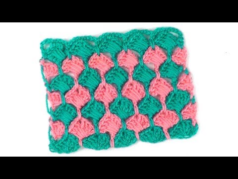 Видео: Универсальный цветной узор Квадратики