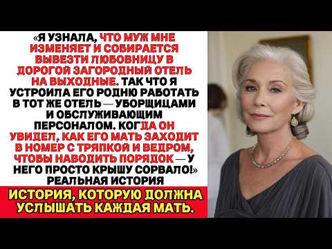 Видео: Муж собирался отвезти любовницу в дорогой отель, а я устроила туда его родных работать прислугой!