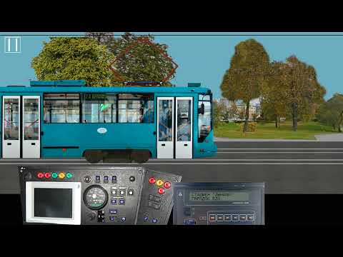 Видео: Закрытый маршрут трамвая 2 Симулятор Минского трамвая 2Д