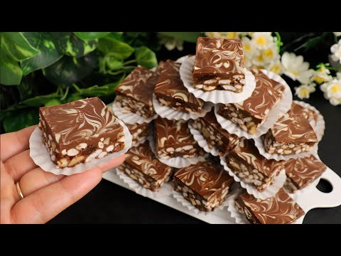 Видео: Быстрый хрустящий рождественский десерт! без духовки! без муки! без яиц! без сгущенного молока