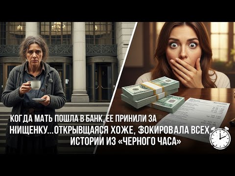 Видео: Когда мать пошла в банк, её приняли за нищенку... Но правда, раскрытая позже, шокировала всех 