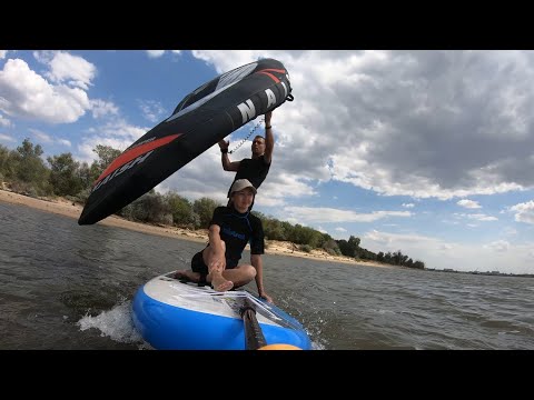 Видео: Винг на сап борде