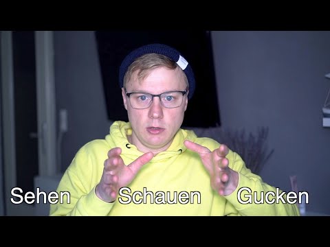 Видео: Что говорить: sehen/gucken/schauen ПРИ разговоре на немецком