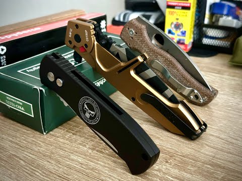 Видео: Реплики стоит покупать? EMERSON PRO-TECH, Extrema Ratio MF2, Spyderco Shaman.