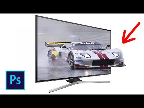 Видео: Эффект выхода объекта за границы фото в фотошопе