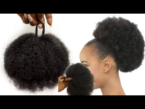 Видео: ПРОСТОЙ, БЫСТРЫЙ И ЛЕГКИЙ СПОСОБ СДЕЛАТЬ АФРО-ХВОСТ С ПОМОЩЬЮ РЕЗИНКИ ДЛЯ ВОЛОС, БЕЗ ВЯЗАНИЯ КРЮЧ...