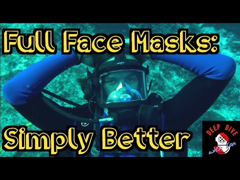 Видео: Традиционные маски для подводного плавания против полнолицевых: почему полнолицевые побеждают