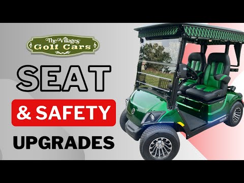 Видео: Модернизация сидений и повышение безопасности вашего гольф-кара