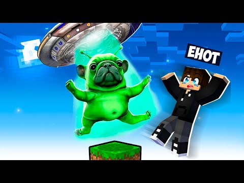 Видео: МАЙНКРАФТ НО НА ОДНОМ БЛОКЕ С ПИБЛ ПРИШЕЛЕЦ! ЕНОТИК ALIEN PIBBLE MINECRAFT