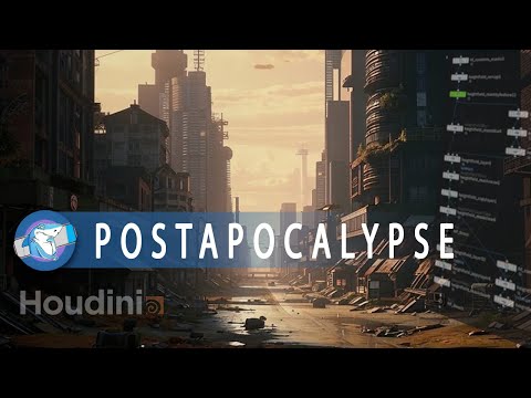 Видео: Окружение в играх - Постапокалипсис | Houdini + Unreal