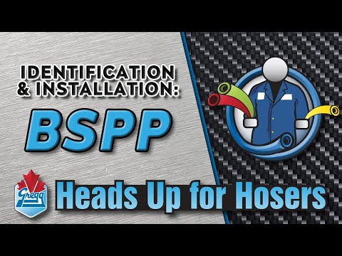 Видео: Фитинги BSPP / Резьба — Идентификация и установка — Внимание для тех, кто работает со шлангами
