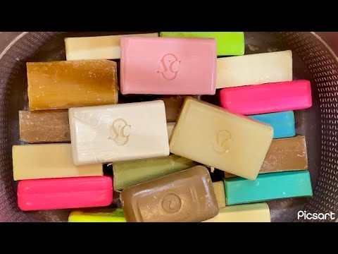 Видео: ASMR 🔪🧼Cutting dry soap 🔥Хозики🔥Резка мыла🤎🤍💚🩷💙