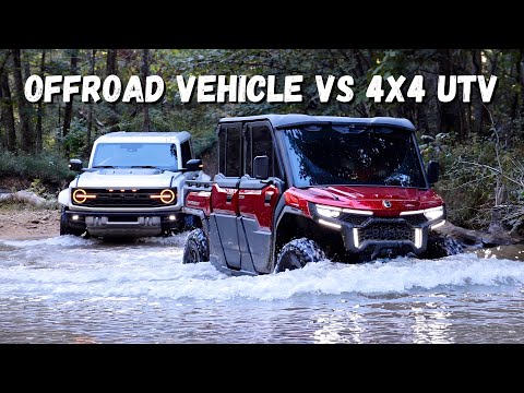 Видео: Новый Ford Bronco Raptor против CFMOTO U10 Pro Highland XL | Езда по бездорожью