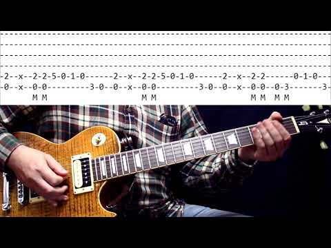 Видео: Играем все риффы Sad But True - Metallica! Полный разбор!