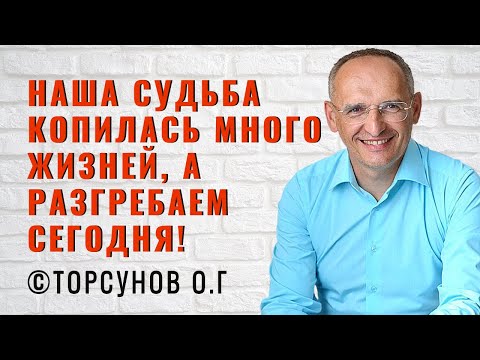 Видео: Наша Судьба копилась много жизней, а разгребаем сегодня! Торсунов лекции
