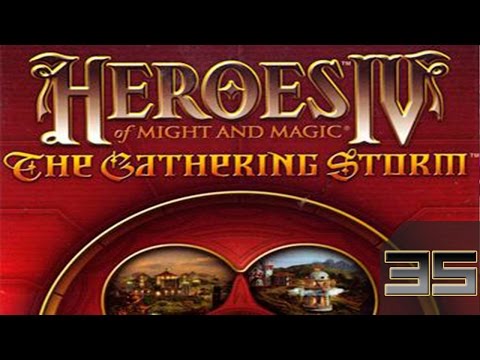 Видео: Heroes of Might and Magic 4 Прохождение(Невозможно) #35 Грядущая Буря-Догвогл 1-2