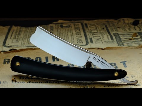 Видео: Обзор опасной бритвы Wade And Butcher.  FBU. Шеффилд.