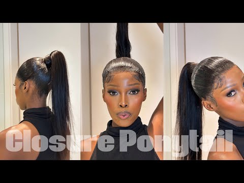 Видео: Фронтальный хвост на натуральных волосах | Пошаговое руководство от The San Hair