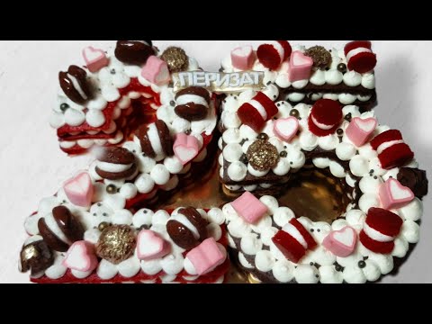Видео: Торт Цифра Вупи Пай | Торт Цифра красный бархат | Торт Цифра 25 |Оригинал рецепт | Казакша рецепт😍