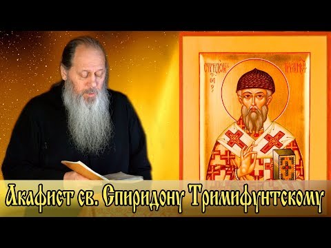 Видео: Акафист св. Спиридону Тримифунтскому (о.Владимир Головин)