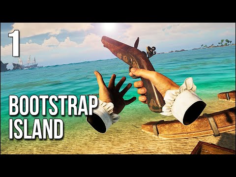 Видео: Bootstrap Island | 1 | Прекрасное, но смертельно опасное приключение на выживание в виртуальной р...