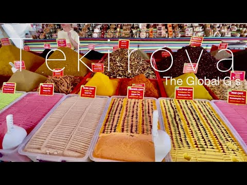 Видео: TURKEY Walkthrough of Turkish Bazaar in Tekirova Real Interaction Турецкий Базар Текирова (4K)