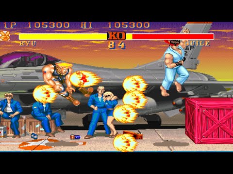 Видео: Взлом Street Fighter II Super Golden Edition, аркадный геймплей с Рю.