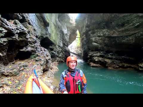 Видео: Хаджохская теснина. Адыгея. Белая река.