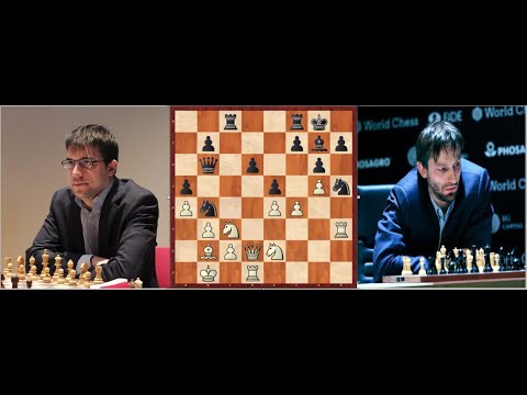 Видео: Александр Грищук-Максим Вашье Лаграв. Партия 11 тура турнира претендентов.