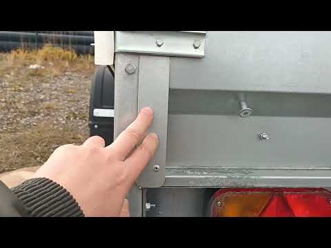 Видео: Прицеп Трейлер 829450 3,5х1,5 небольшой обзор.