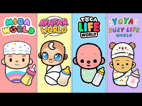 Видео: МЛАДЕНЦЫ 👶 в AVATAR WORLD 🍼 TOCA LIFE WORLD 🐣  MIGA WORLD  🤰 YOYA - СЕКРЕТЫ !