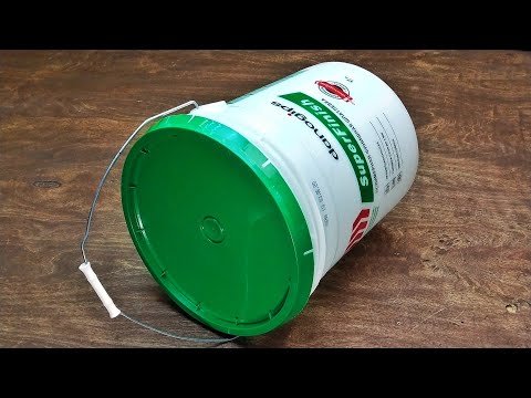 Видео: Шикарная идея для каждого мужчины! Из обычного ведра! Brilliant idea from a used bucket!
