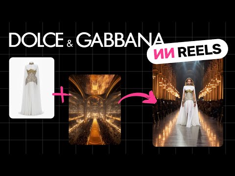 Видео: Dolce & Gabbana ИИ-Reels: полная раскадровка с помощью нейросетей