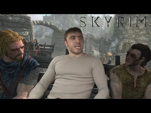 Видео: Мурад кинул извозчика в Скайриме | Skyrim