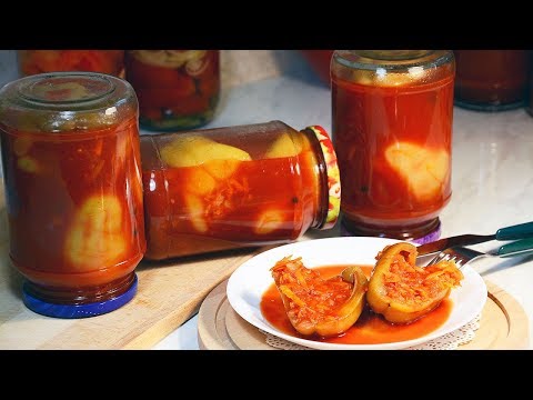 Видео: Изумительная ВКУСНОТА на ЗИМУ!!! И мяса не надо! Болгарский ПЕРЕЦ ФАРШИРОВАННЫЙ ОВОЩАМИ По-Болгарски