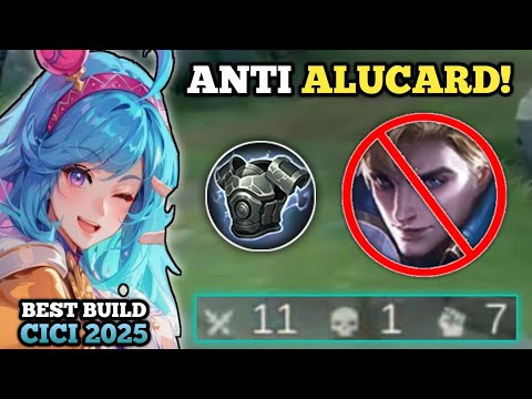 Видео: ЛУЧШИЙ ПРЕДМЕТ CICI ДЛЯ КОНТРОЛИРОВАНИЯ АЛУКАРДА! (100% сломан!💀) ЛУЧШАЯ СБОРКА CICI -MLBB