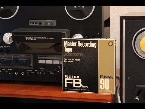 Видео: FUJI FB-151 555m Super Low noise - Тест на TEAC X-700R