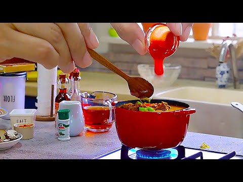 Видео: Простой набор для приготовления карри шаг за шагом. Миниатюрный набор для звуковой кухни [ASMR]