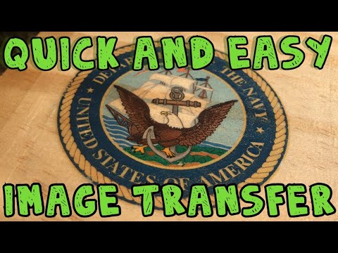 Видео: Лучший способ перенести любое изображение на дерево