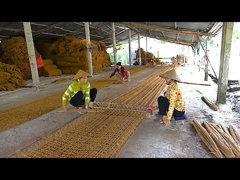 Видео: Бесконечное волокно! Фантастический процесс, доступный только в Юго-Восточной Азии