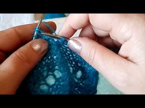 Видео: Красивый ажурный узор спицами/мастер класс/