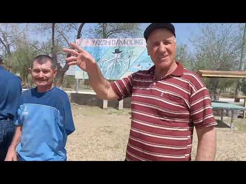 Видео: г.Зарафшан.Шахтеры на пенсии отдыхает на озере
