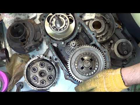 Видео: Вятка ВП-150 Часть вторая, разбираем двигатель (by Vbrothers56)