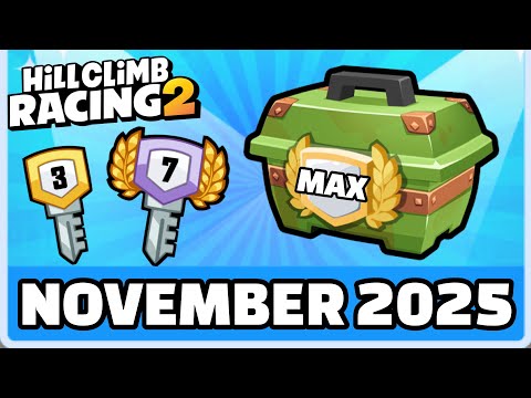 Видео: 🔥ВСЕ КЛЮЧИ ДЛЯ ПРИКЛЮЧЕНИЙ НОЯБРЬ 2025 ГОДА — Hill Climb Racing 2