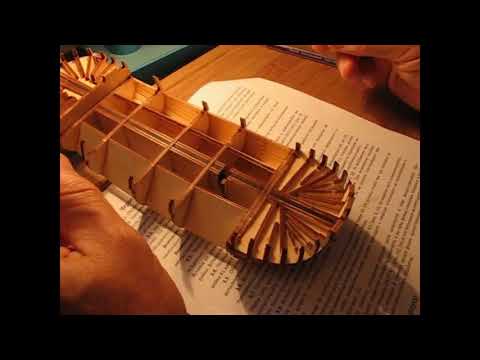 Видео: Бот "Святой Гавриил". Сборка каркаса корпуса модели - часть 3.