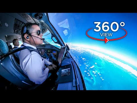 Видео: Обзор 360° с высоты птичьего полёта | Майами — Багамы | American Eagle E-175