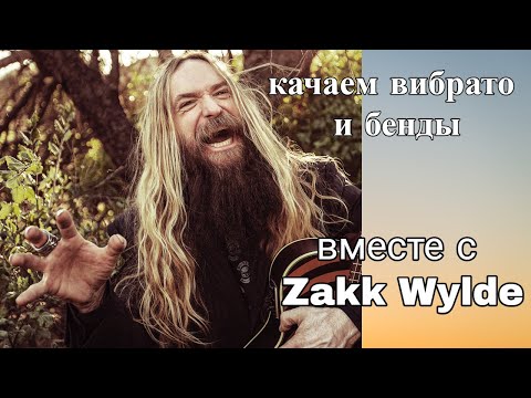 Видео: Качаем вибрато и бенды вместе с Zakk Wylde! Ozzy Osbourne "See You On The Other Side" разбор соло.