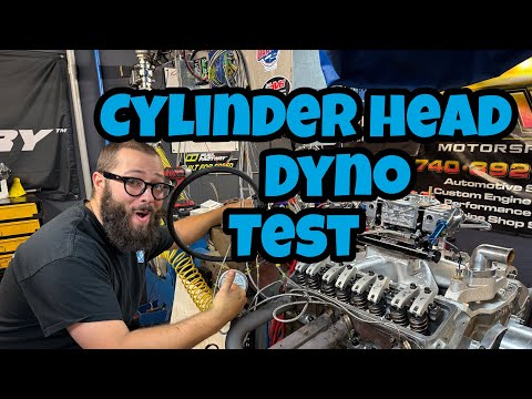 Видео: Динамометрический тест головки блока цилиндров. Головки 232 куб. см и 235 куб. см. Расход почти о...