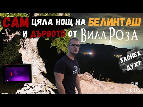 Видео: Заснех ДУХ? - САМ ЦЯЛА нощ на мистичния БЕЛИНТАШ и загадъчното ДЪРВО от ВИЛА РОЗА